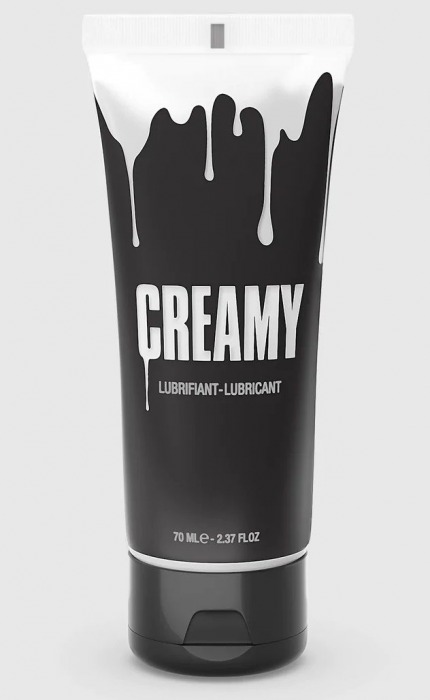 Смазка на водной основе Creamy с консистенцией спермы - 70 мл. - Strap-on-me - купить с доставкой в Пензе