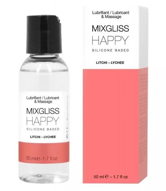 Смазка на силиконовой основе Mixgliss Happy - 50 мл. - Mixgliss - купить с доставкой в Пензе