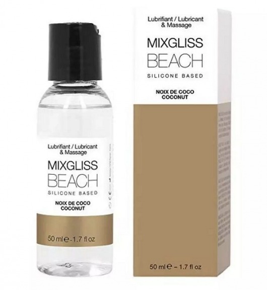 Смазка на силиконовой основе Mixgliss Beach - 50 мл. - Mixgliss - купить с доставкой в Пензе