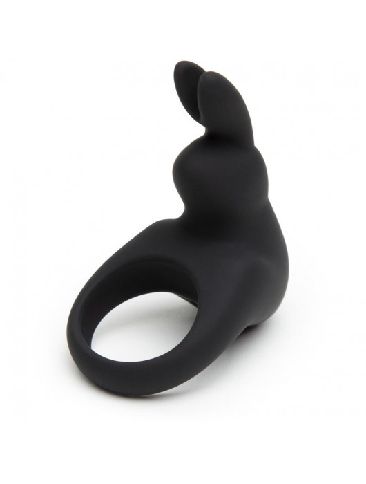 Черное эрекционное виброкольцо Happy Rabbit Rechargeable Rabbit Cock Ring - Happy Rabbit - в Пензе купить с доставкой