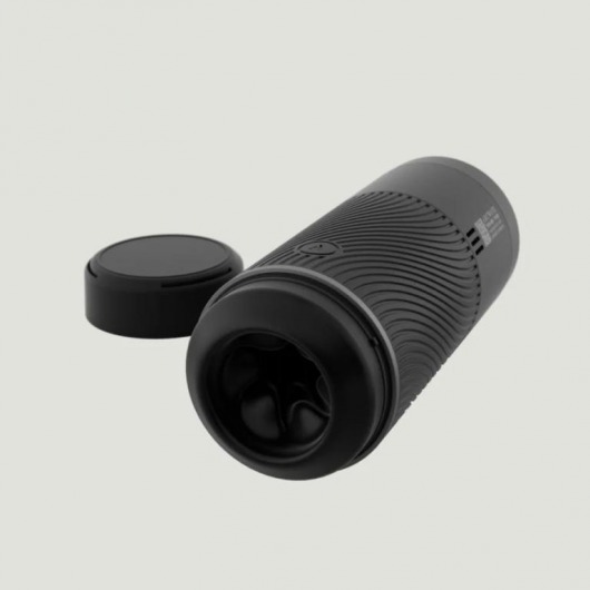 Черный мастурбатор с контролем всасывания Arcwave Pow Stroker - Arcwave - в Пензе купить с доставкой