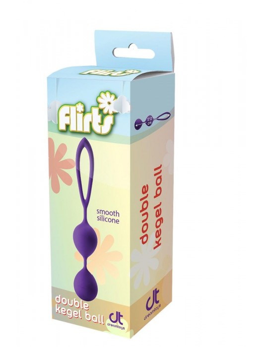 Фиолетовые вагинальные шарики Flirts Kegel Balls - Dream Toys
