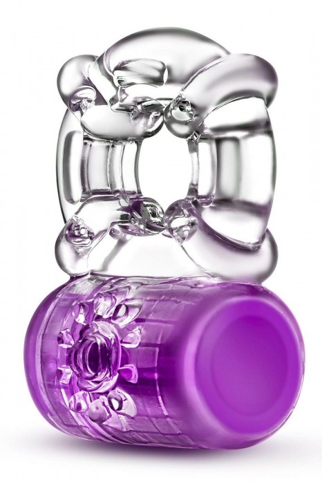 Фиолетовое эрекционное виброкольцо Pleaser Rechargeable C-Ring - Blush Novelties - в Пензе купить с доставкой
