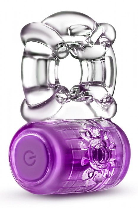 Фиолетовое эрекционное виброкольцо One Night Stand Vibrating C-Ring - Blush Novelties - в Пензе купить с доставкой