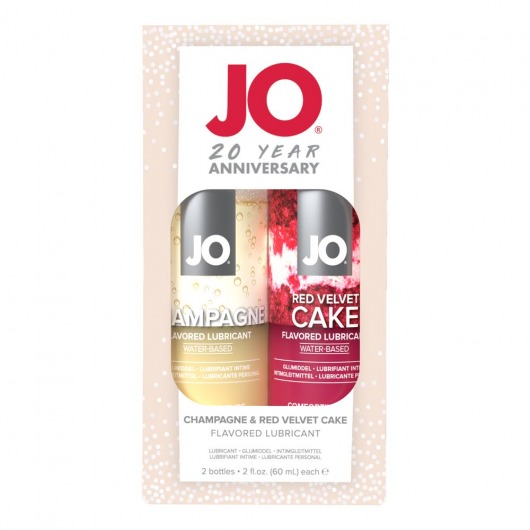 Подарочный набор из 2 лубрикантов Limited Edition 20 Year Anniversary Set - System JO - купить с доставкой в Пензе