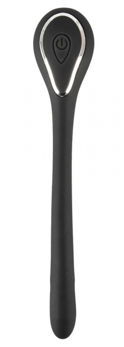 Черный гибкий уретральный стимулятор с вибрацией Vibrating Bendable Dilator - 13,5 см. - Orion - купить с доставкой в Пензе