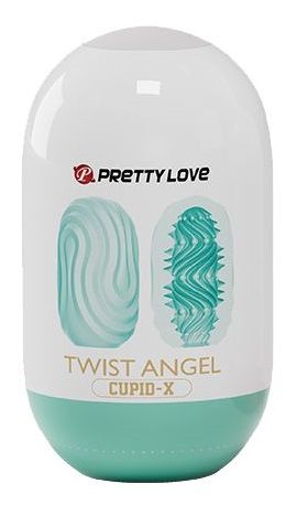 Бирюзовый мастурбатор-яйцо Twist Angel - Baile - в Пензе купить с доставкой