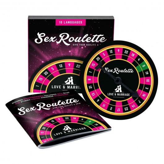 Настольная игра-рулетка Sex Roulette Love   Marriage - Tease&Please - купить с доставкой в Пензе