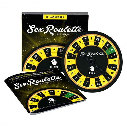 Настольная игра-рулетка Sex Roulette Kiss - Tease&Please - купить с доставкой в Пензе