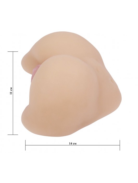 Вибровагина из киберкожи с выносным пультом - LOVETOY (А-Полимер) - в Пензе купить с доставкой