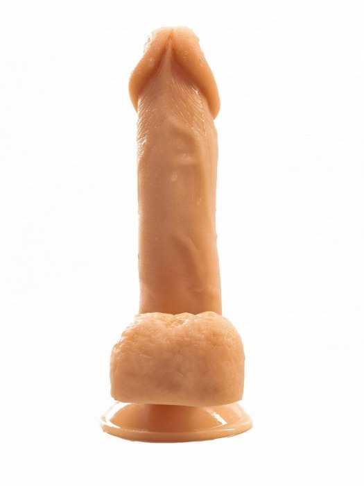 Телесный фаллоимитатор с ионами серебра №7 - 14,5 см. - Джага-Джага