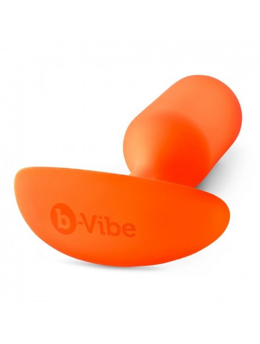 Оранжевая пробка для ношения B-vibe Snug Plug 3 - 12,7 см. - b-Vibe