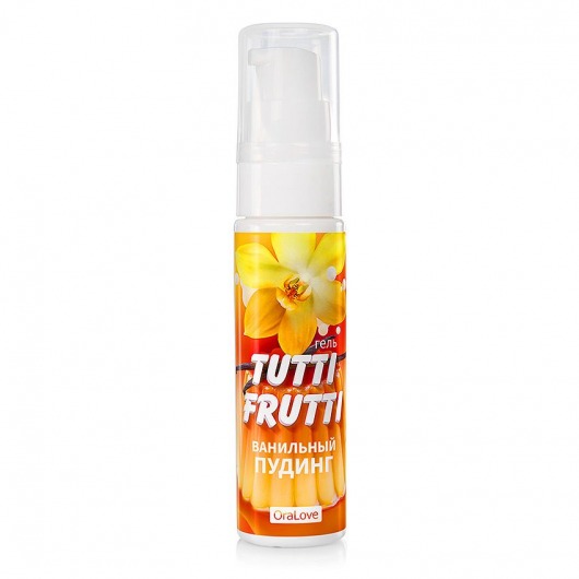 Интимный гель на водной основе Tutti-Frutti  Ванильный пудинг  - 30 гр. - Биоритм - купить с доставкой в Пензе