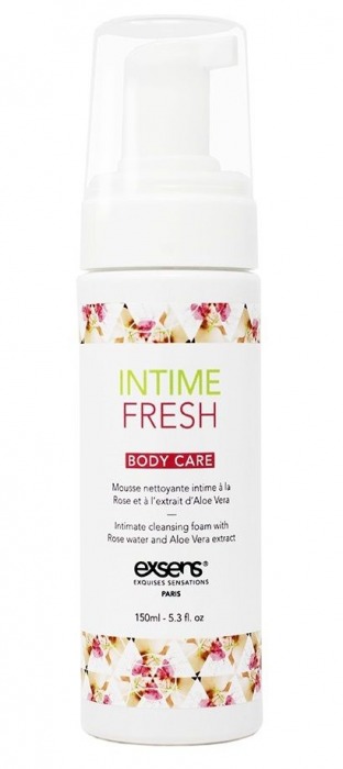 Органическая интимная очищающая пенка Intime Fresh - 150 мл. - Exsens - купить с доставкой в Пензе