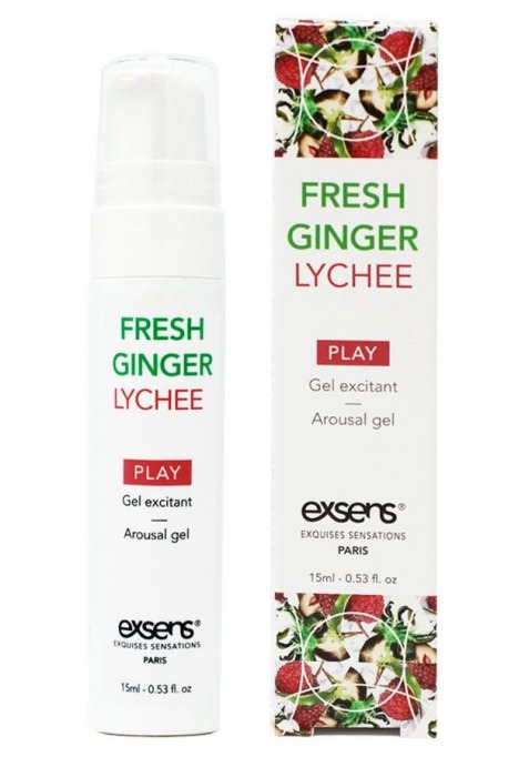 Возбуждающий гель Fresh Ginger Lychee Arousal Gel - 15 мл. - Exsens - купить с доставкой в Пензе