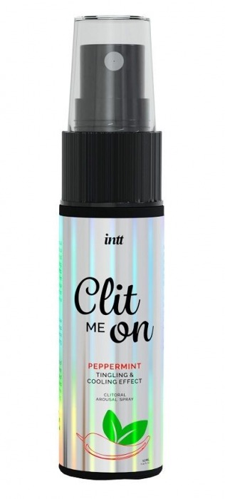Клиторальный возбуждающий спрей Clit Me On Peppermint - 12 мл. - INTT - купить с доставкой в Пензе