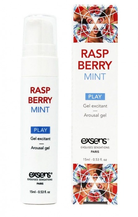 Возбуждающий гель Raspberry Mint с ароматом малины и мяты - 15 мл. - Exsens - купить с доставкой в Пензе