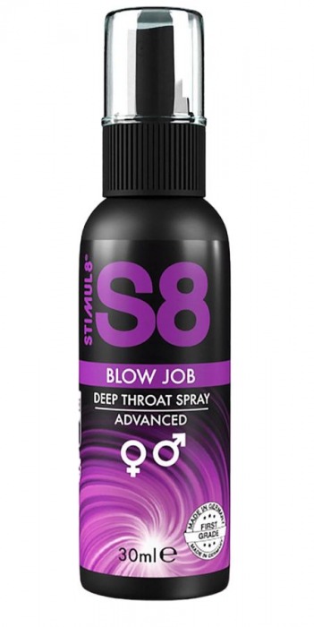 Лубрикант для орального секса S8 Deep Throat Spray - 30 мл. - Stimul8 - купить с доставкой в Пензе