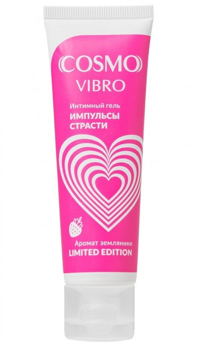 Возбуждающий гель на водно-силиконовой основе Cosmo Vibro с ароматом земляники - 50 гр. - Биоритм - купить с доставкой в Пензе
