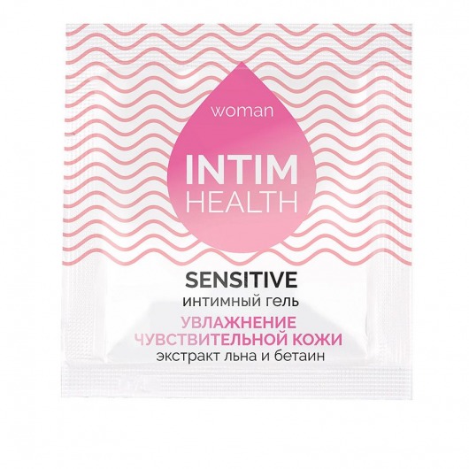 Саше интимного геля на водной основе Intim Health Sensitive - 3 гр. - Биоритм - купить с доставкой в Пензе