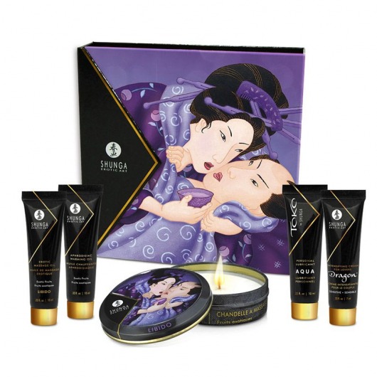 Подарочный набор Geishas secret из 5 предметов - Shunga - купить с доставкой в Пензе