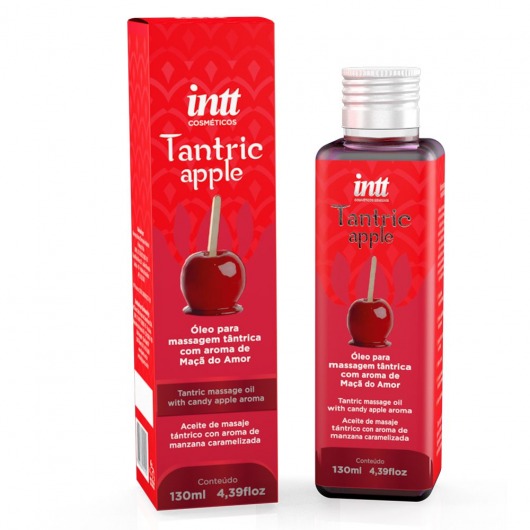 Массажное масло Tantric Apple с ароматом яблока - 130 мл. - INTT - купить с доставкой в Пензе