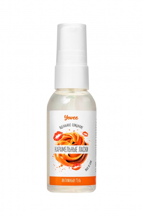 Съедобная гель-смазка Yovee «Карамельные ласки» с Д-пантенолом и вкусом Dulce de Leche - 50 мл. - ToyFa - купить с доставкой в Пензе