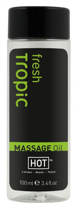 Массажное масло для тела Tropic Fresh - 100 мл. - HOT - купить с доставкой в Пензе