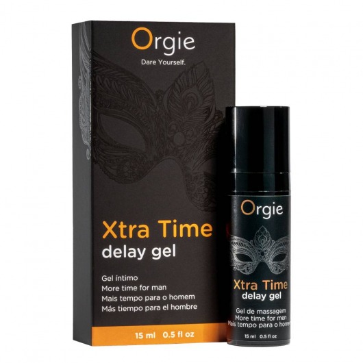Продлевающий гель Orgie Xtra Time Delay Gel - 15 мл. - ORGIE - купить с доставкой в Пензе