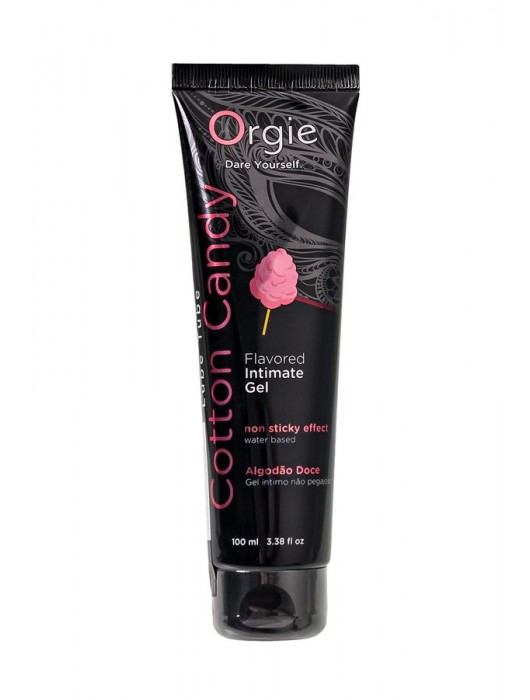 Интимный гель на водной осное Lube Tube Cotton Candy со вкусом сахарной ваты - 100 мл. - ORGIE - купить с доставкой в Пензе