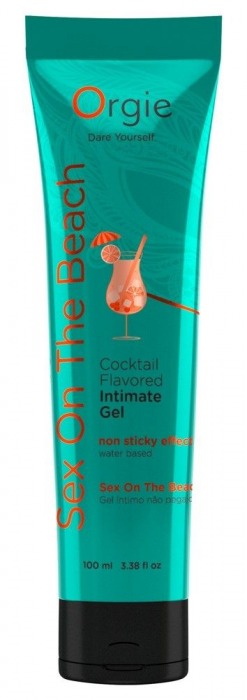 Съедобный интимный гель Orgie Lube Tube Cocktail Sex On The Beach - 100 мл. - ORGIE - купить с доставкой в Пензе
