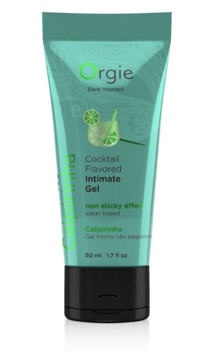 Съедобный интимный гель Orgie Lube Tube Cocktail Caipirinha - 50 мл. - ORGIE - купить с доставкой в Пензе