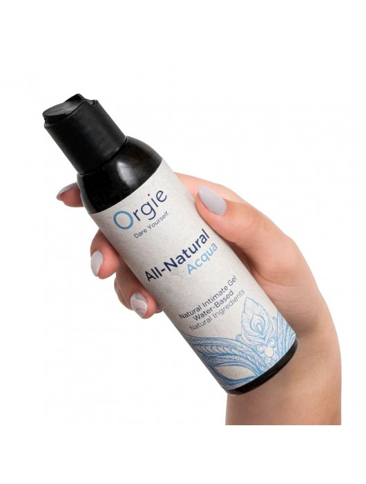 Интимный гель на водной основе Orgie All-Natural Acqua - 150 мл. - ORGIE - купить с доставкой в Пензе