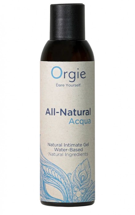 Интимный гель на водной основе Orgie All-Natural Acqua - 150 мл. - ORGIE - купить с доставкой в Пензе