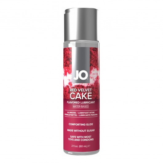 Лубрикант на водной основе JO H2O Red Velvet Cake Flavored Lubricant - 60 мл. - System JO - купить с доставкой в Пензе
