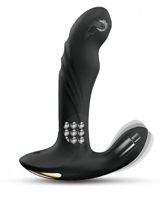 Черный вибромассажер простаты Multi P-Joy с 3 моторами - Dorcel - в Пензе купить с доставкой