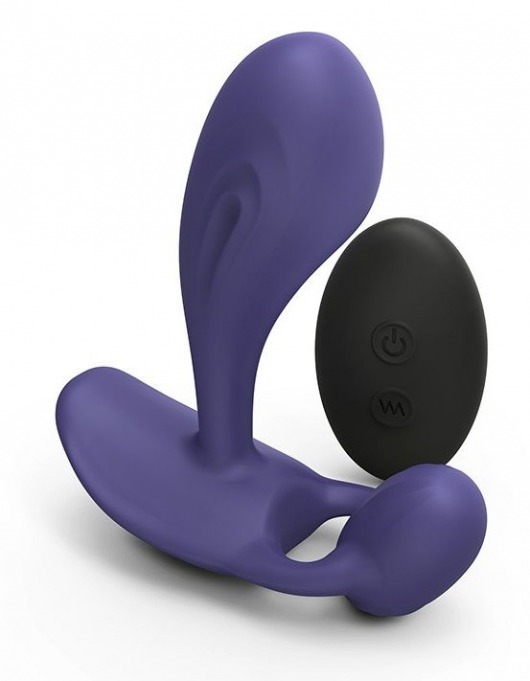Темно-синий вибромассажер Witty P G Vibrator with Remote Control - Love to Love - в Пензе купить с доставкой