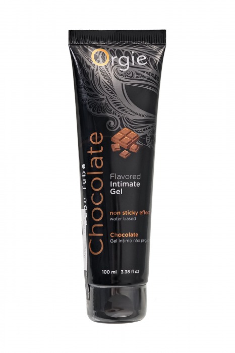 Интимный гель на водной основе Lube Tube Chocolate с шоколадным вкусом - 100 мл. - ORGIE - купить с доставкой в Пензе