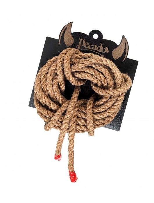 Джутовая веревка для шибари - 5 м. - Pecado - купить с доставкой в Пензе