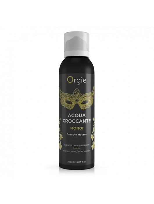 Хрустящая пенка для массажа Orgie Acqua Croccante Monoi с ароматом моной - 150 мл. - ORGIE - купить с доставкой в Пензе