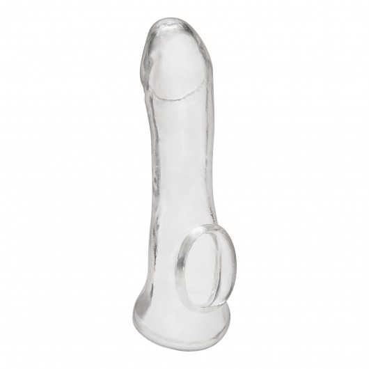 Прозрачная насадка на пенис Transparent Penis Enhancing Sleeve Extension - 15,9 см. - BlueLine - в Пензе купить с доставкой