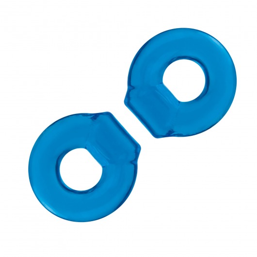 Комплект из двух колец для пениса 2-Pack Ultra-Stretch Stamina Endurance Ring - BlueLine - в Пензе купить с доставкой