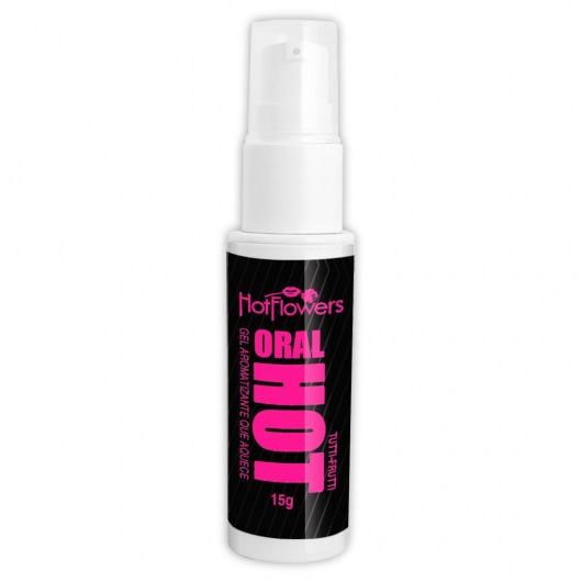 Гель для оральных ласк Oral Hot с согревающим эффектом - 15 гр. - HotFlowers - купить с доставкой в Пензе