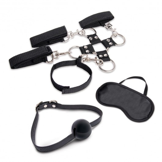 Набор для фиксации из 7 предметов Hogtie   Ball Gag Kit - Lux Fetish - купить с доставкой в Пензе