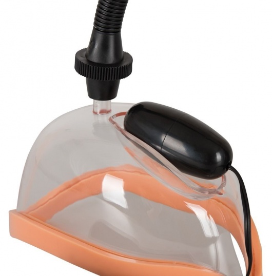 Женская вакуумная помпа с вибрацией и грушей - Orion