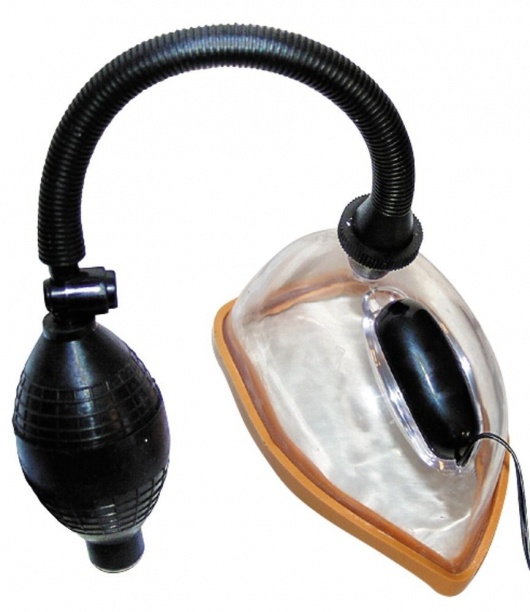 Женская вакуумная помпа с вибрацией и грушей - Orion