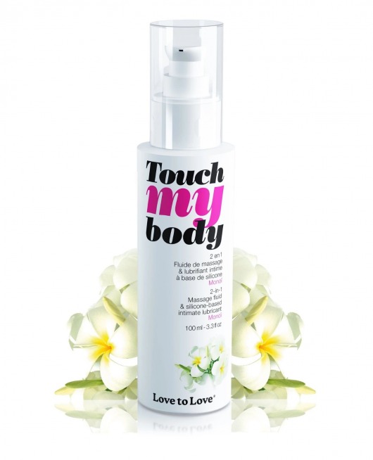Силиконовый лубрикант 2-в-1 Touch My Body с ароматом моной - 100 мл. - Love to Love - купить с доставкой в Пензе