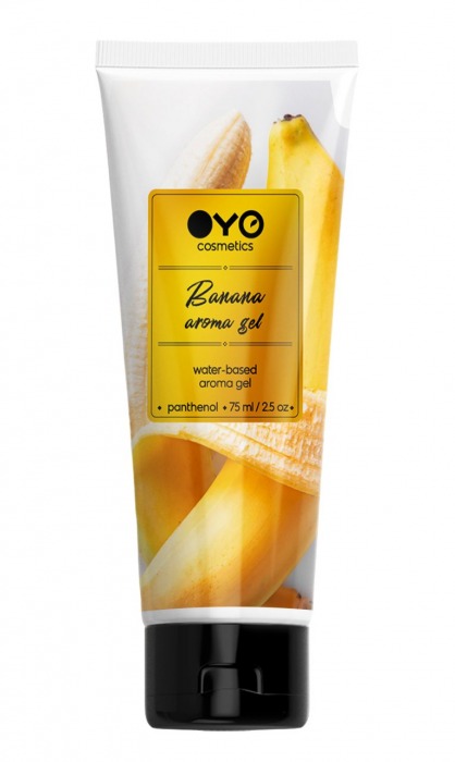 Лубрикант на водной основе OYO Aroma Gel Banana с ароматом банана - 75 мл. - OYO - купить с доставкой в Пензе
