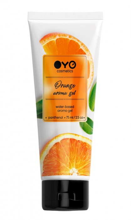 Лубрикант на водной основе OYO Aroma Gel Orange с ароматом апельсина - 75 мл. - OYO - купить с доставкой в Пензе