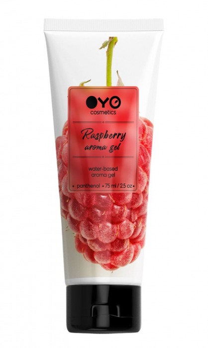 Лубрикант на водной основе OYO Aroma Gel Raspberry с ароматом малины - 75 мл. - OYO - купить с доставкой в Пензе